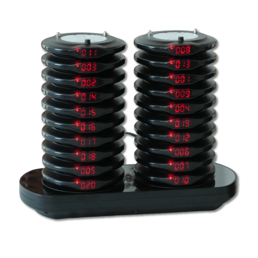 เครื่องเรียกคิวไร้สาย EASYPRINT QS-5320 จำนวน 20 เพจเจอร์ สีดำ_1
